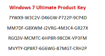 windows 7 ultimate keygen 2016